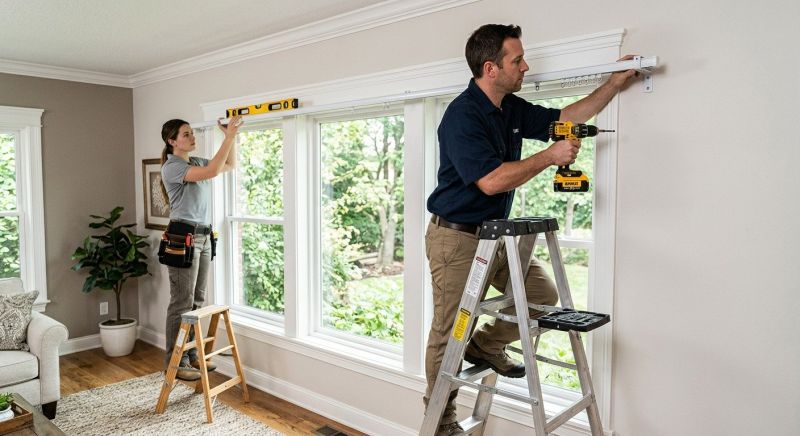 Curtains Installation