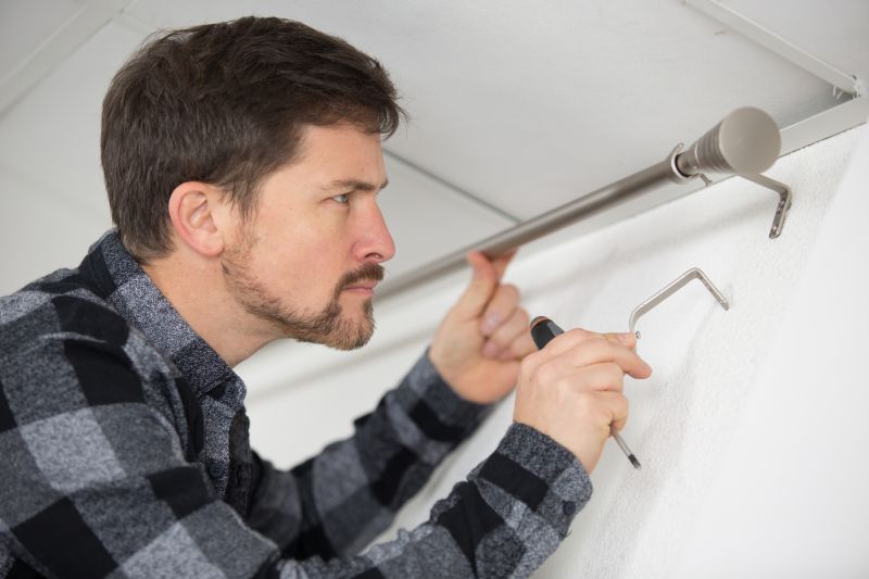 Finished Traverse Rod Setup